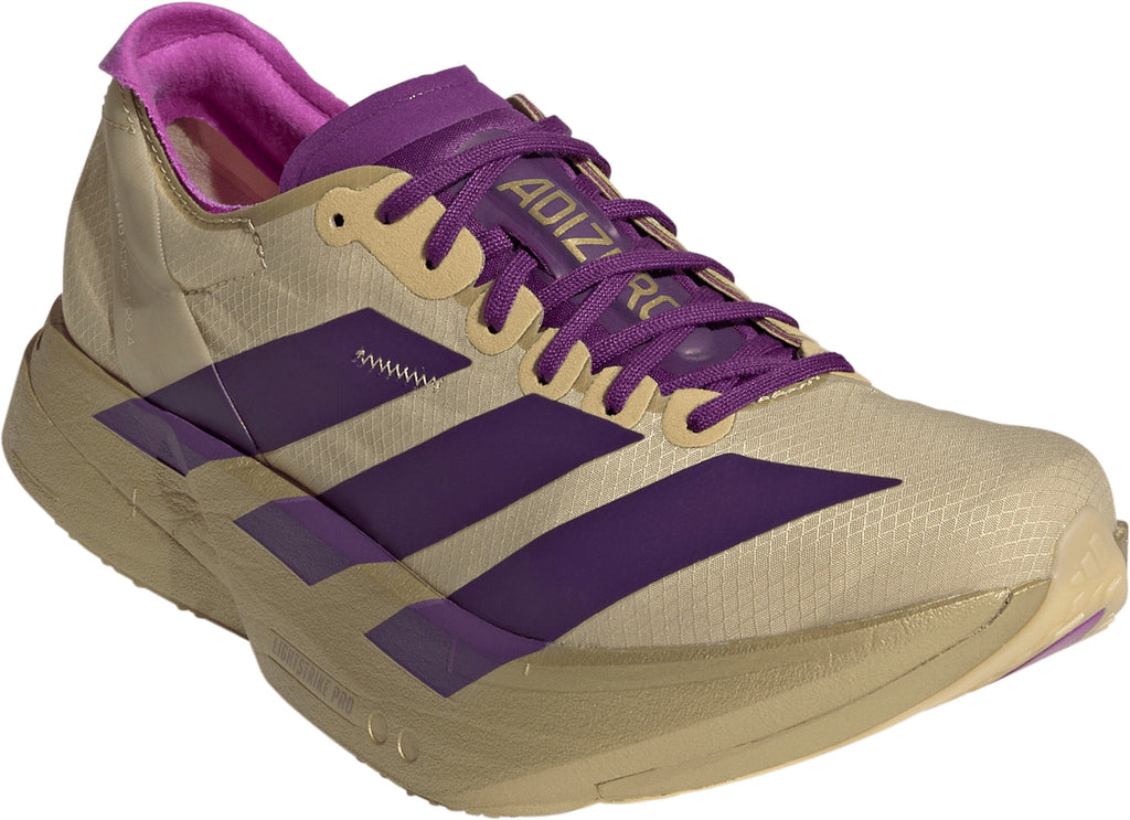 adidas Women's Adizero Adios Pro 4 Running Shoes - Beige