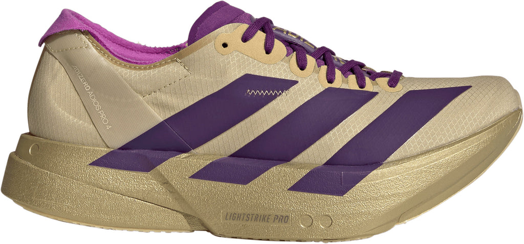 adidas Women's Adizero Adios Pro 4 Running Shoes - Beige