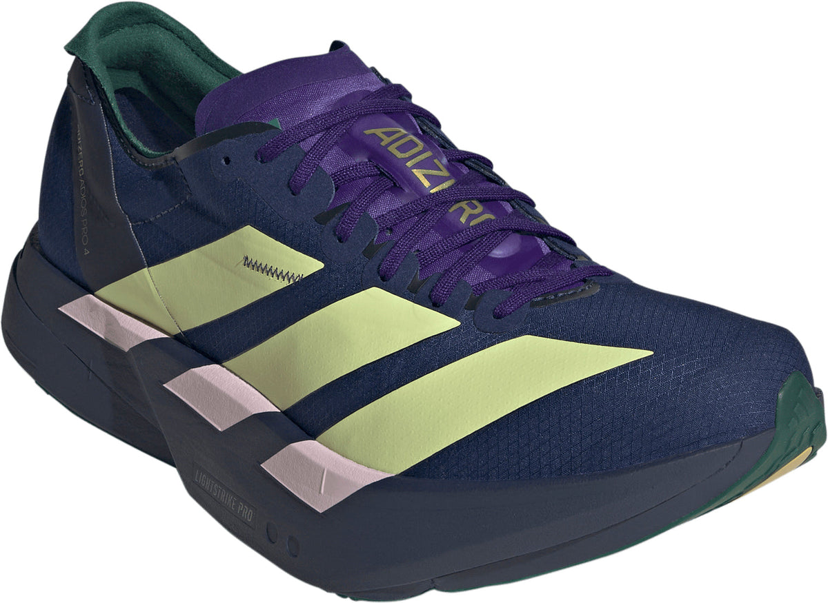 adidas Men's Adizero Adios Pro 4 Running Shoes - Blue