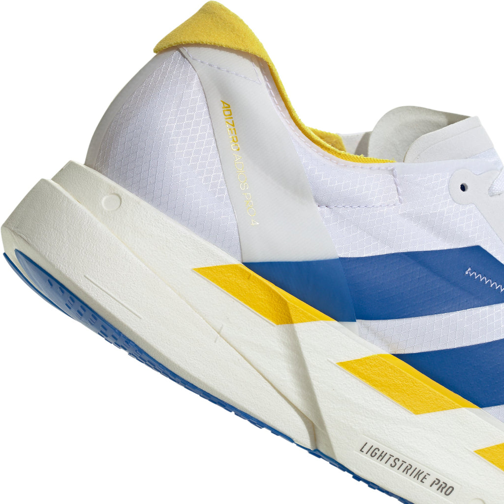 adidas Men's Adizero Adios Pro 4 Running Shoes - White