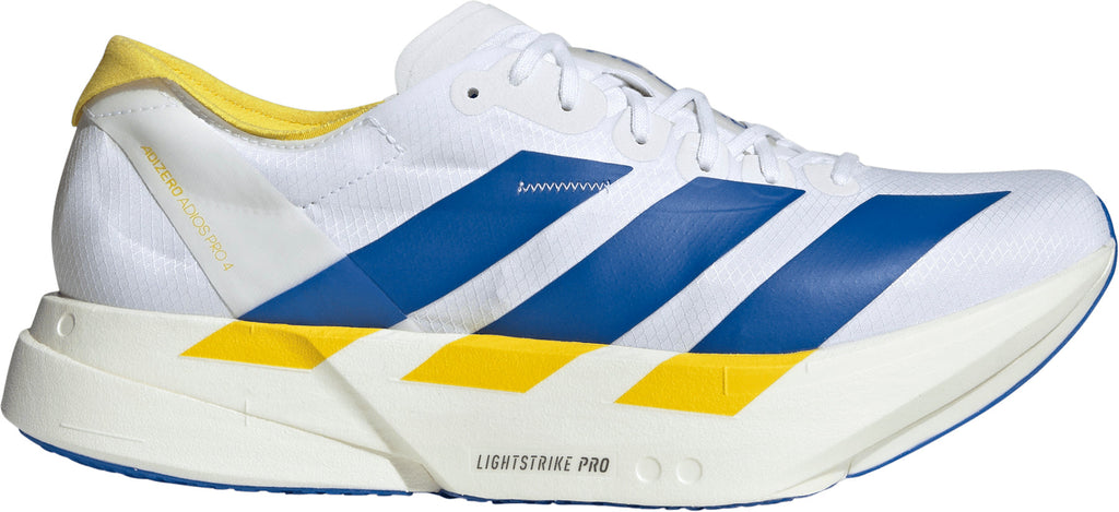 adidas Men's Adizero Adios Pro 4 Running Shoes - White
