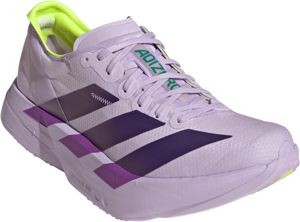 adidas Women's Adizero Adios Pro 4 Running Shoes - Purple