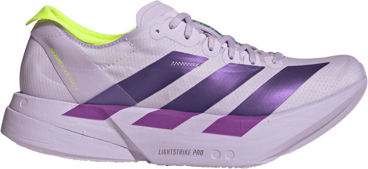 adidas Women's Adizero Adios Pro 4 Running Shoes - Purple