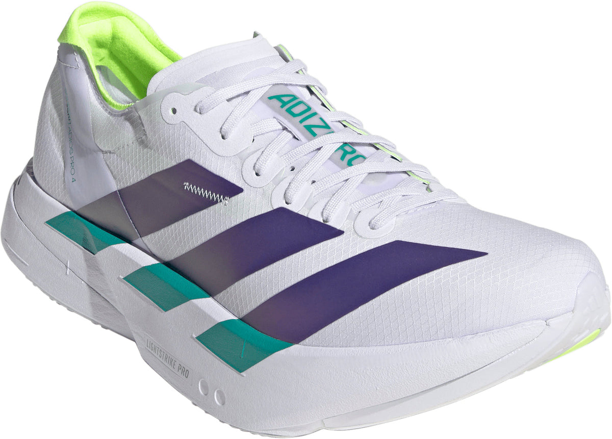 adidas Men's Adizero Adios Pro 4 Running Shoes - Purple