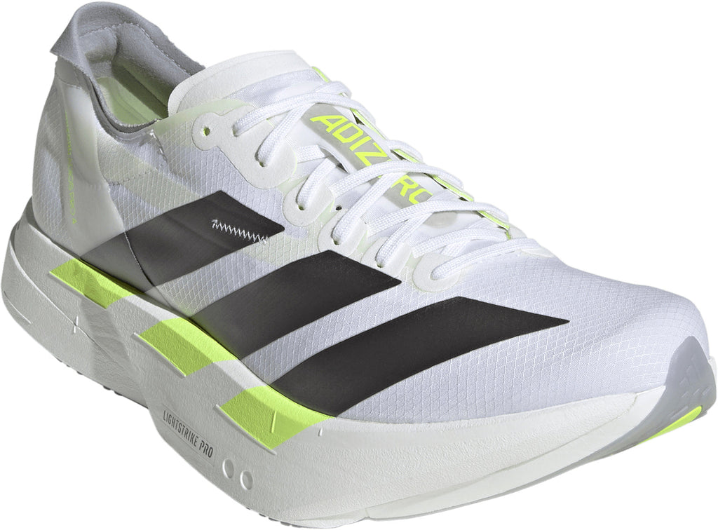 adidas Men's Adizero Adios Pro 4 Running Shoes - White