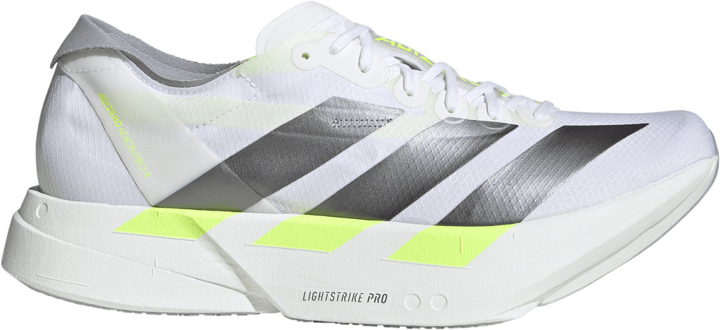 adidas Men's Adizero Adios Pro 4 Running Shoes - White