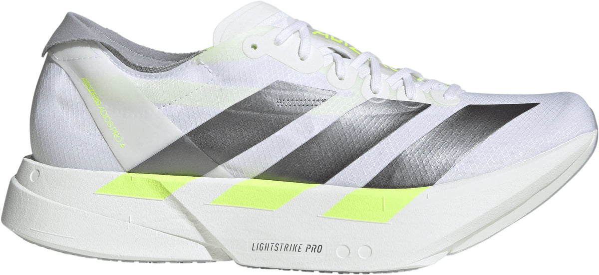 adidas Men's Adizero Adios Pro 4 Running Shoes - White
