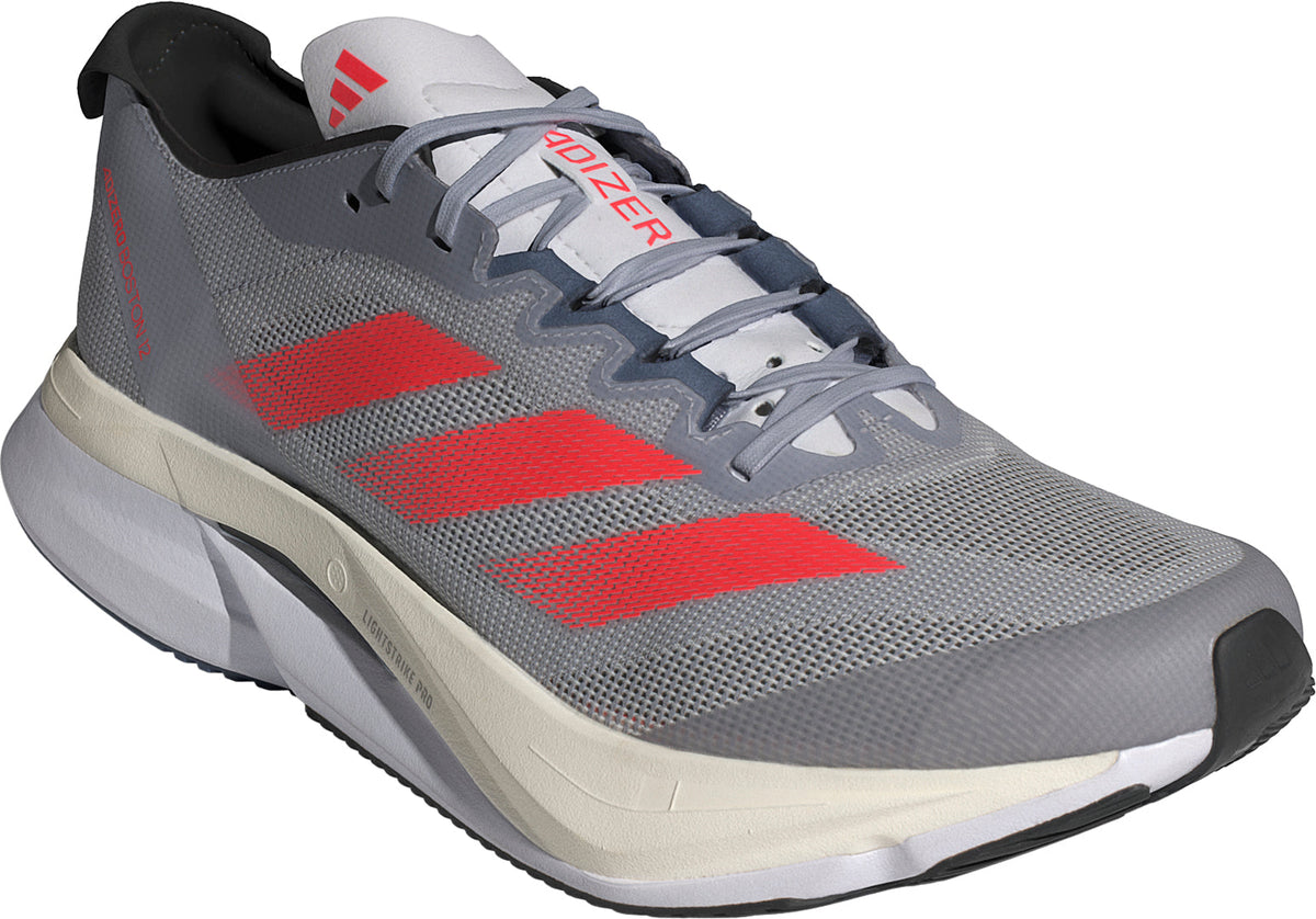 adidas Men's Adizero Boston 12 Running Shoes - Grey