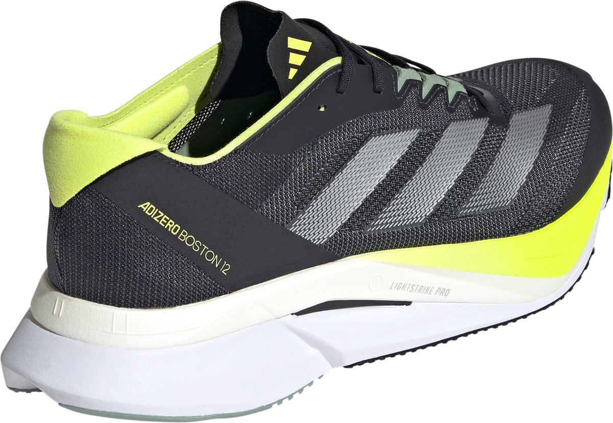 adidas Men's Adizero Boston 12 Running Shoes - Black