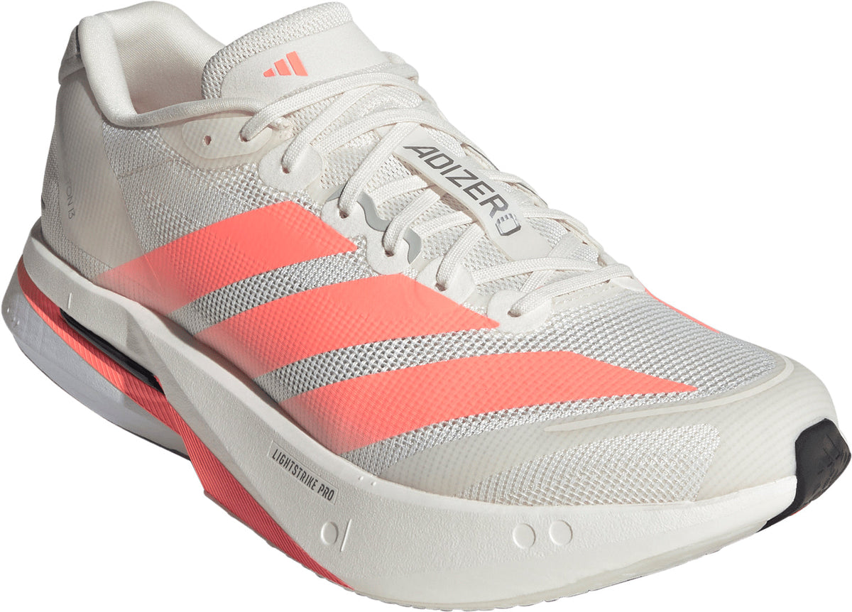 adidas Men's Adizero Boston 13 Running Shoes - Cream