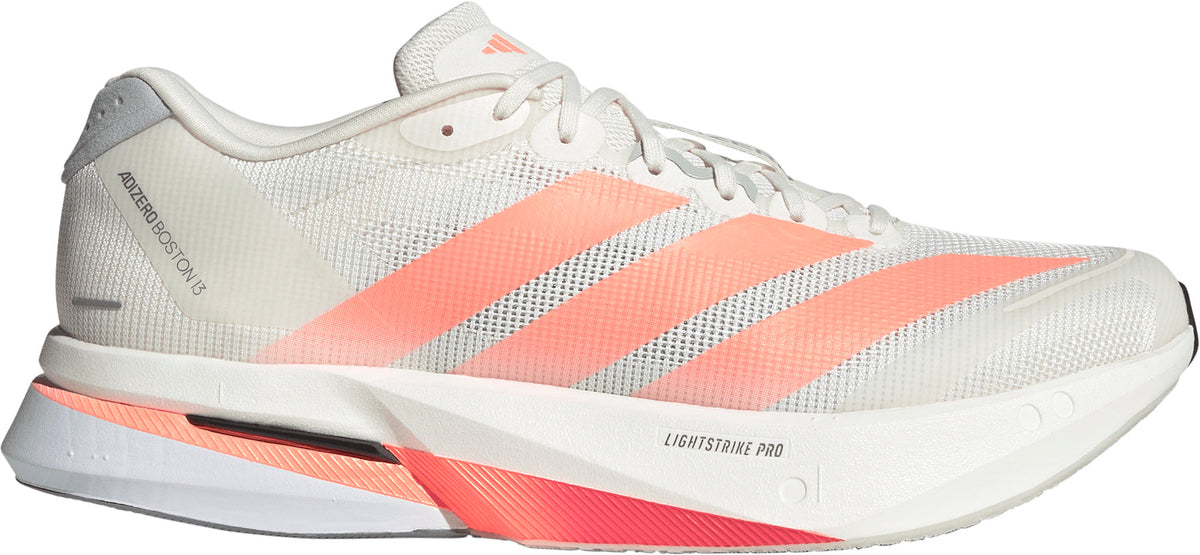 adidas Men's Adizero Boston 13 Running Shoes - Cream