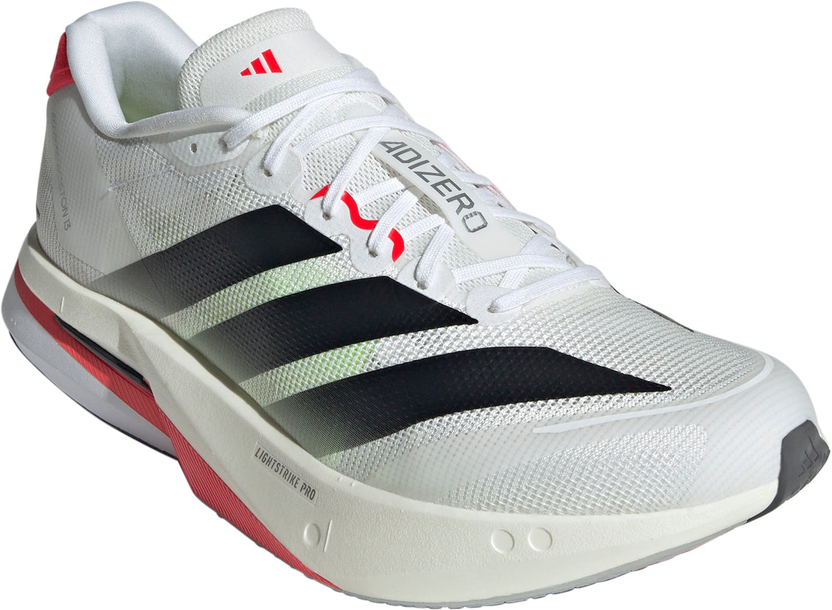 adidas Men's Adizero Boston 13 Running Shoes - White