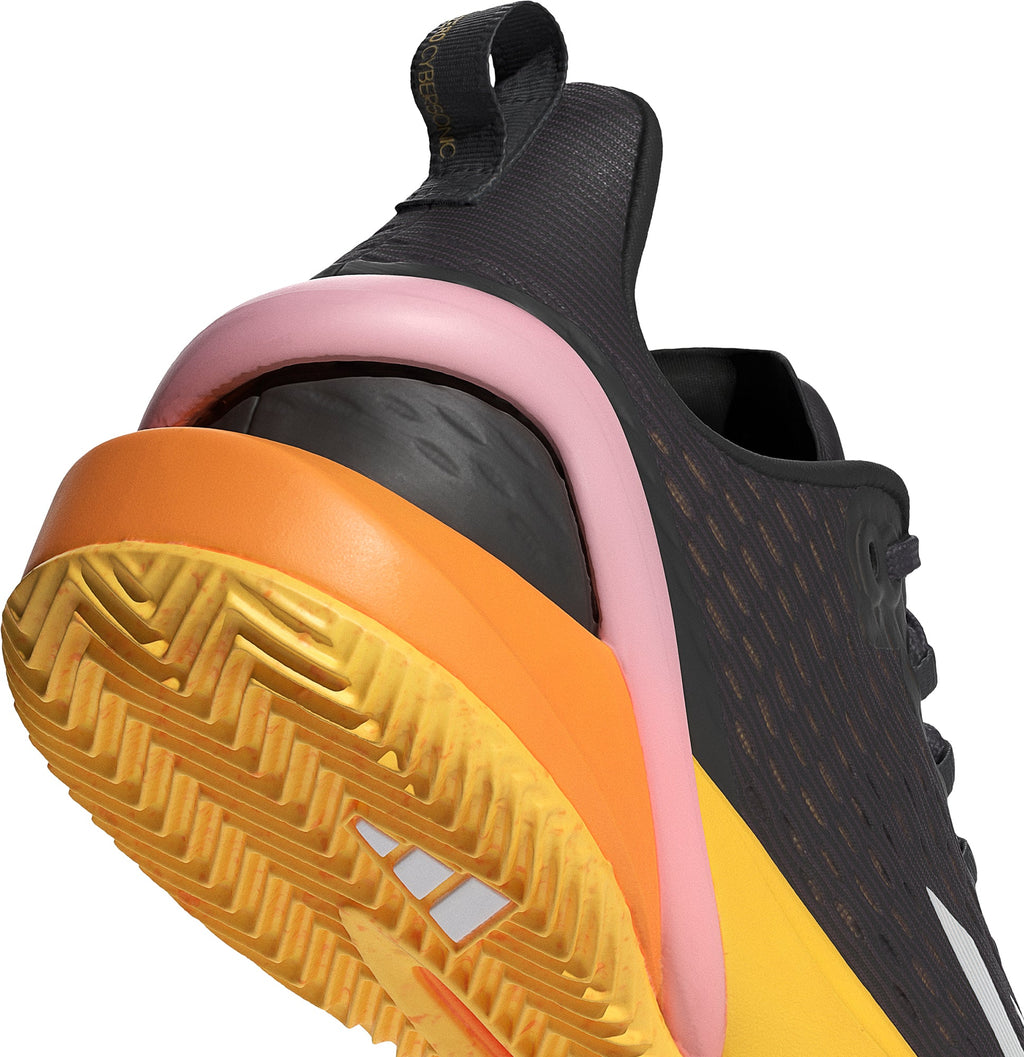 adidas Men's Adizero CyberSonic Clay Tennis Shoes - Black