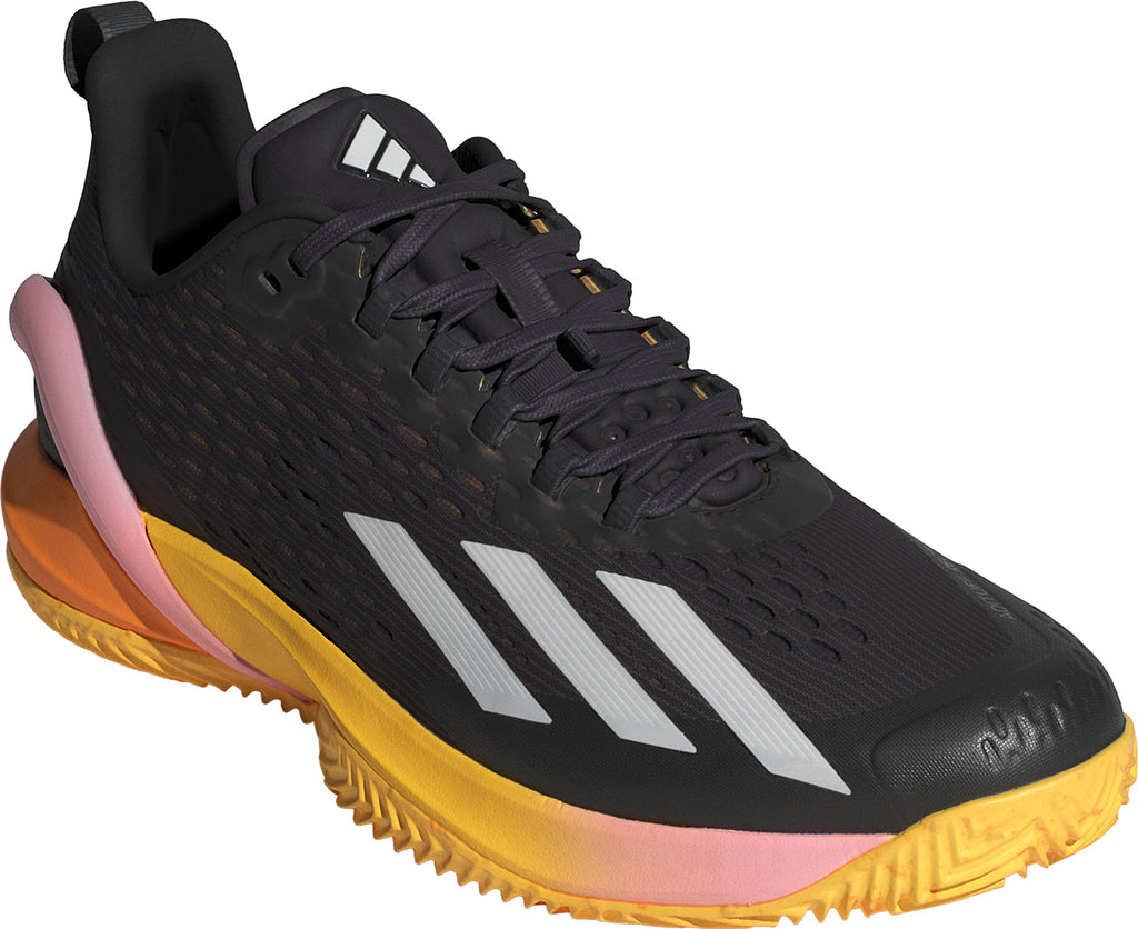 adidas Men's Adizero CyberSonic Clay Tennis Shoes - Black
