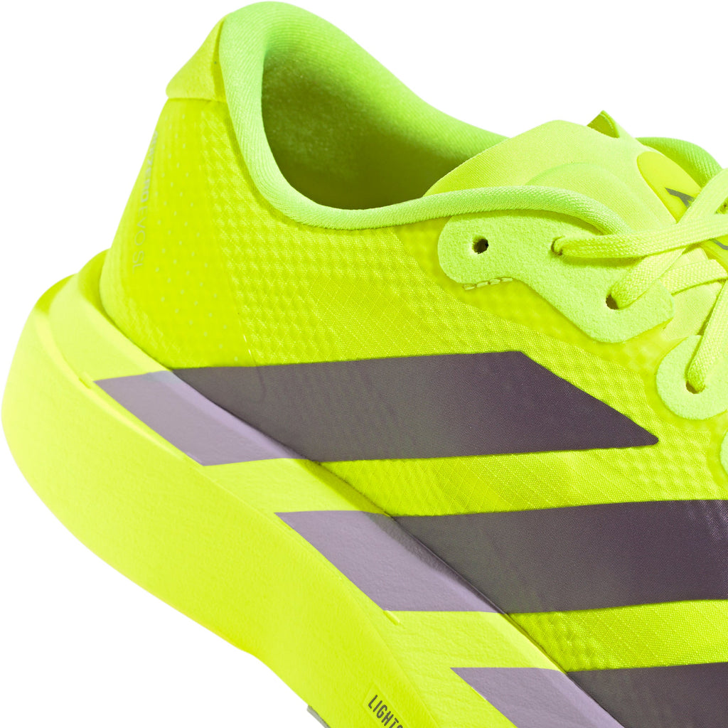 adidas Men's Adizero EVO SL Woven Running Shoes - Yellow