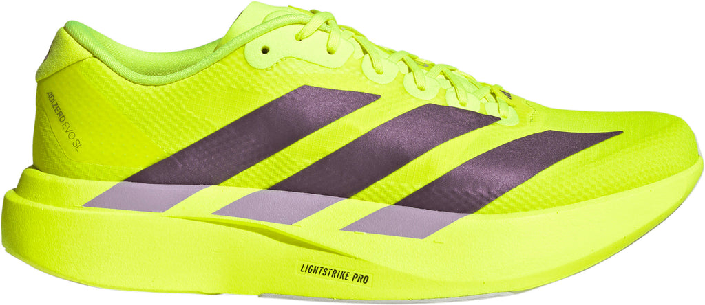 adidas Men's Adizero EVO SL Woven Running Shoes - Yellow