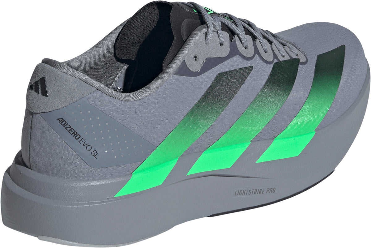 adidas Men's Adizero EVO SL Woven Running Shoes - Grey