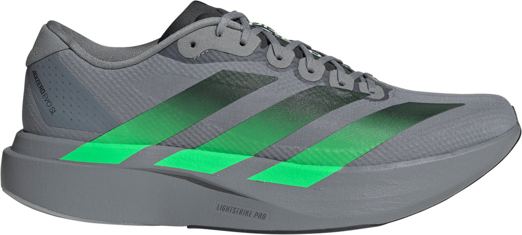 adidas Men's Adizero EVO SL Woven Running Shoes - Grey
