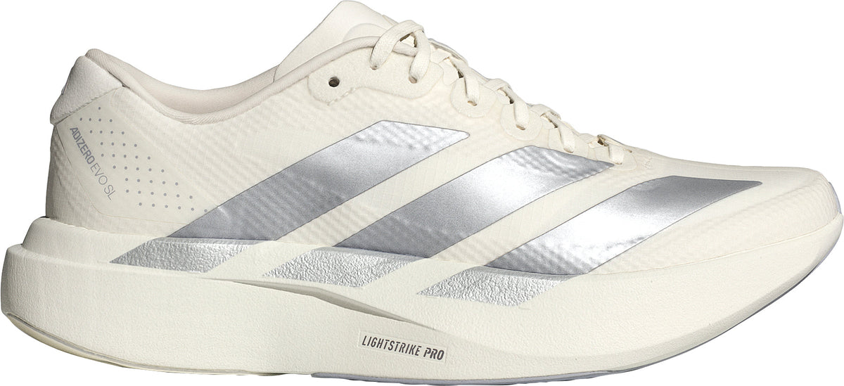adidas Women's Adizero EVO SL Woven Running Shoes - White