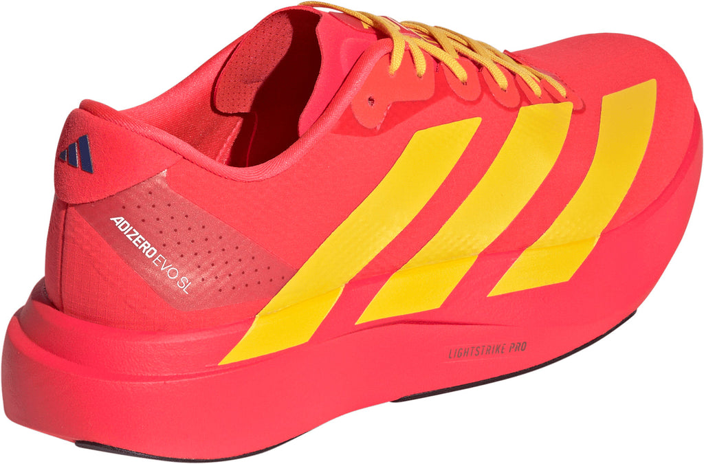 adidas Men's Adizero EVO SL Woven Running Shoes - Red