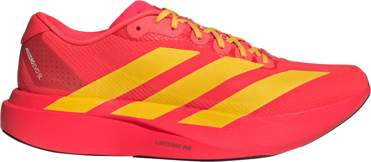 adidas Men's Adizero EVO SL Woven Running Shoes - Red
