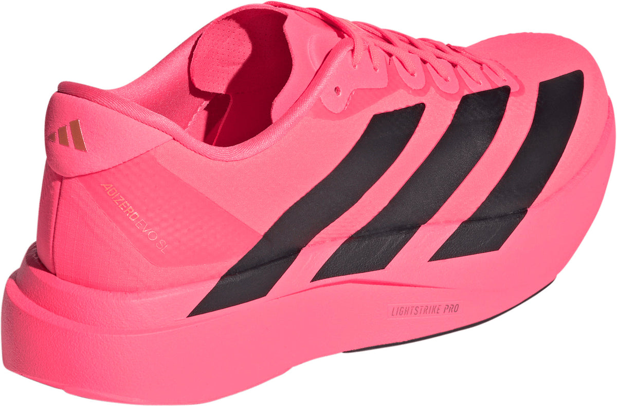 adidas Men's Adizero EVO SL Woven Running Shoes - Pink