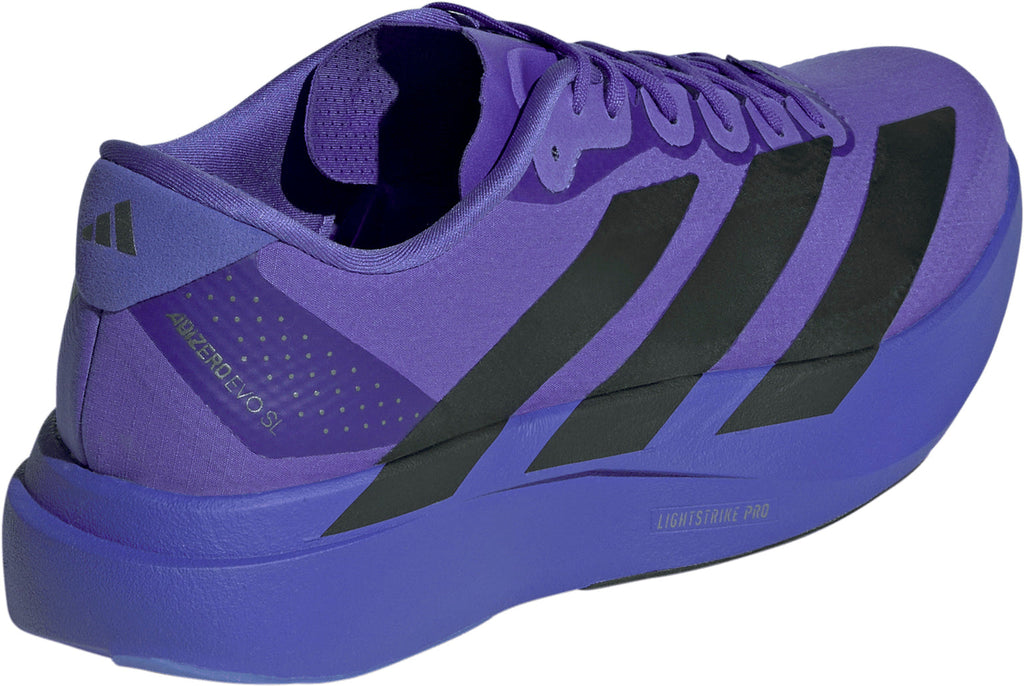 adidas Men's Adizero EVO SL Woven Running Shoes - Purple