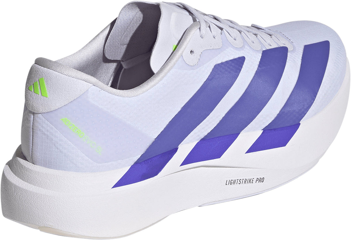 adidas Men's Adizero EVO SL Woven Running Shoes - Purple