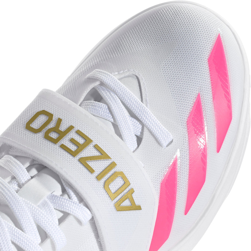 adidas Adizero Triple Jump & Pole Vault Field Event Spikes - White