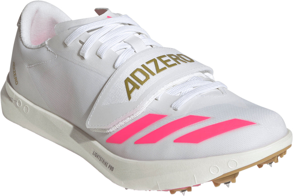 adidas Adizero Triple Jump & Pole Vault Field Event Spikes - White