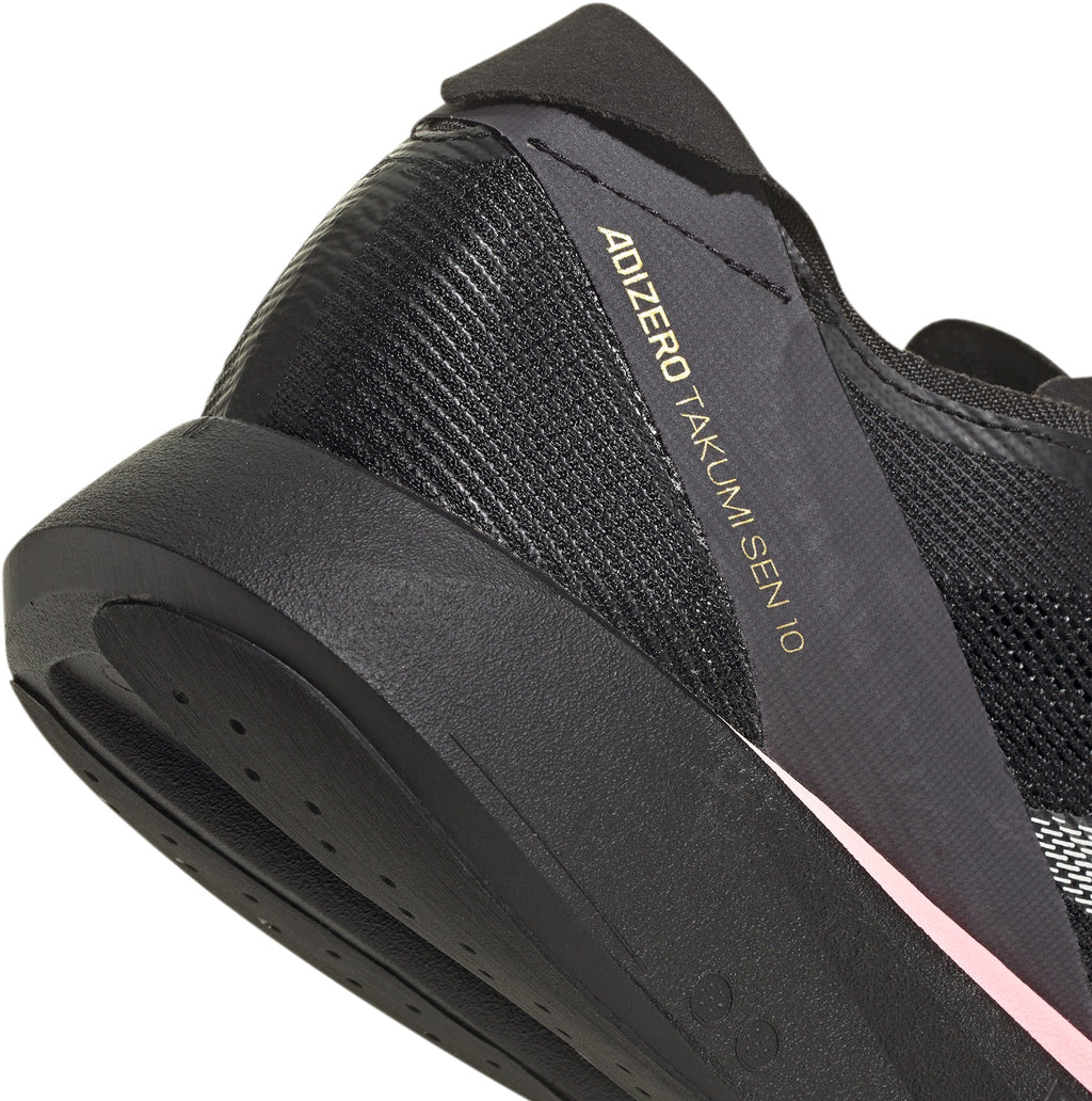 adidas Men's Adizero Takumi Sen 10 Running Shoes - Black