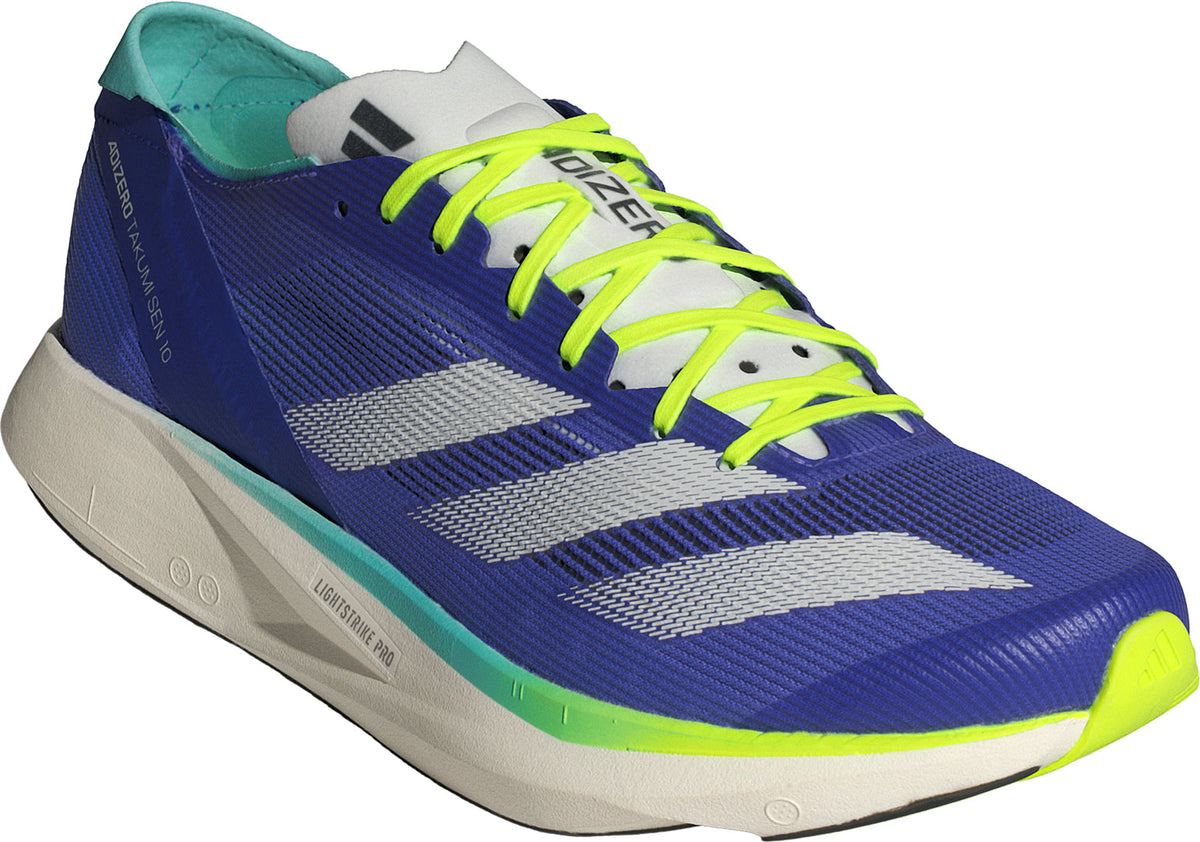 adidas Men's Adizero Takumi Sen 10 Running Shoes - Blue