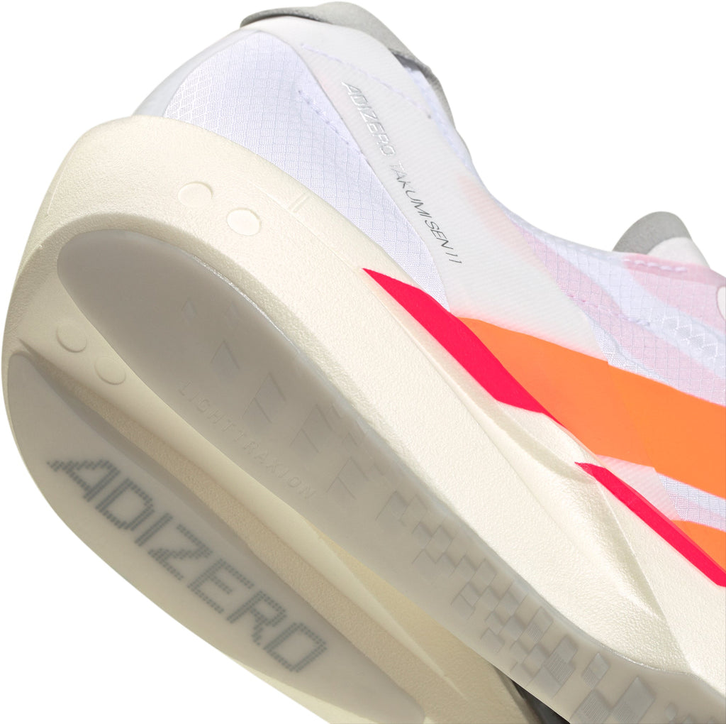 adidas Men's Adizero Takumi Sen 11 Running Shoes - White