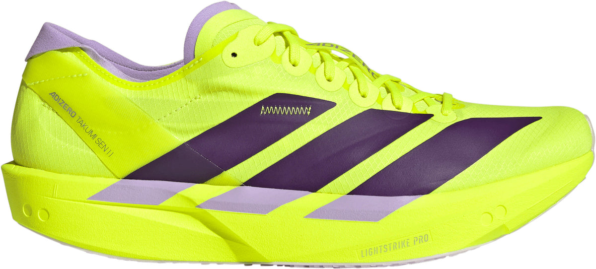 adidas Men's Adizero Takumi Sen 11 Running Shoes - Yellow