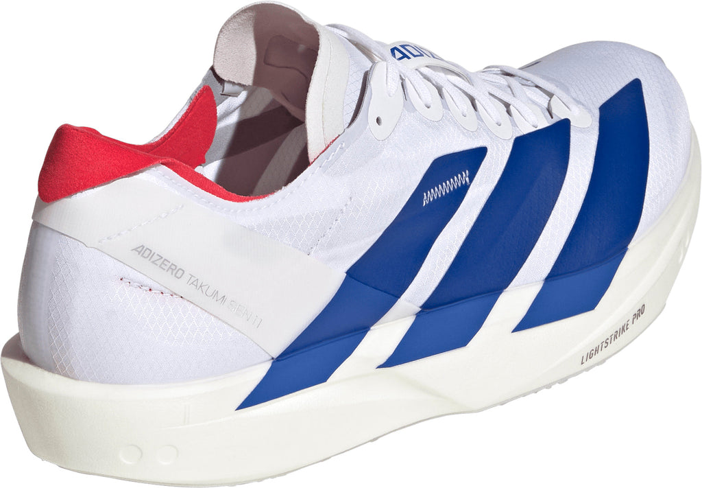 adidas Men's Adizero Takumi Sen 11 Running Shoes - White