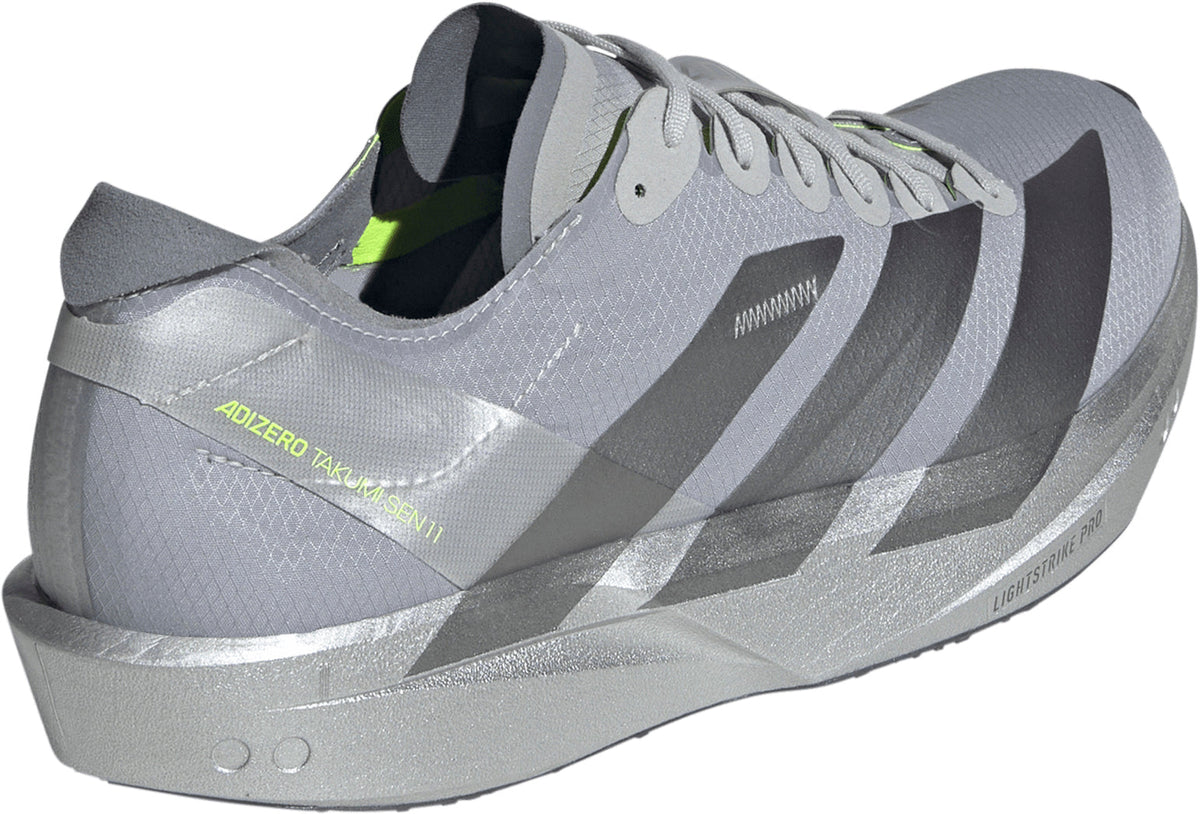 adidas Men's Adizero Takumi Sen 11 Running Shoes - Silver