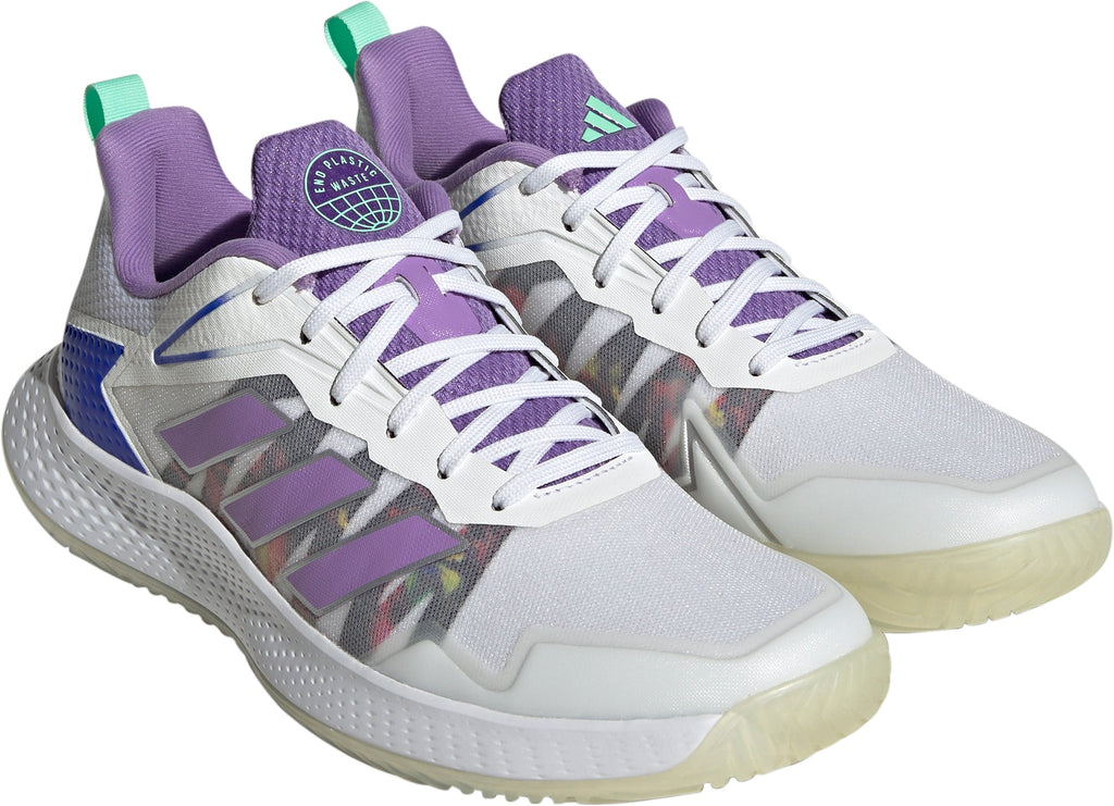 adidas Women's Defiant Speed Tennis Shoes - White