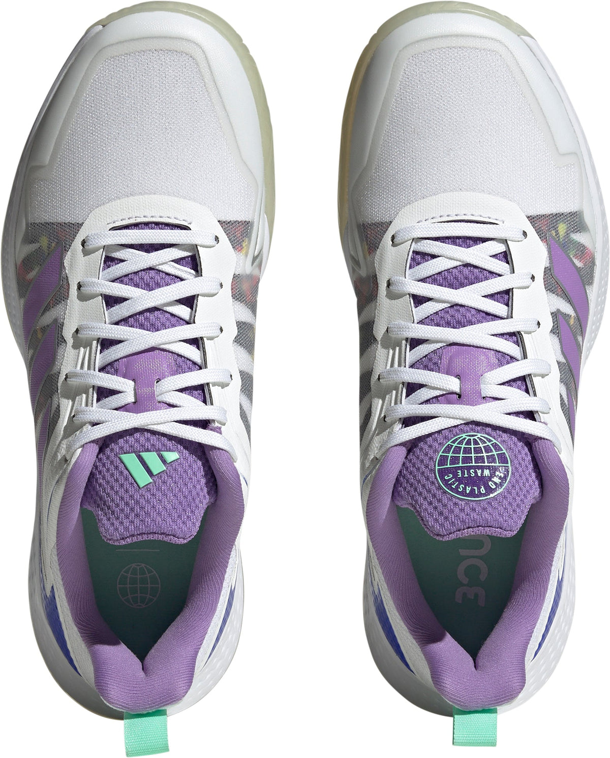 adidas Women's Defiant Speed Tennis Shoes - White