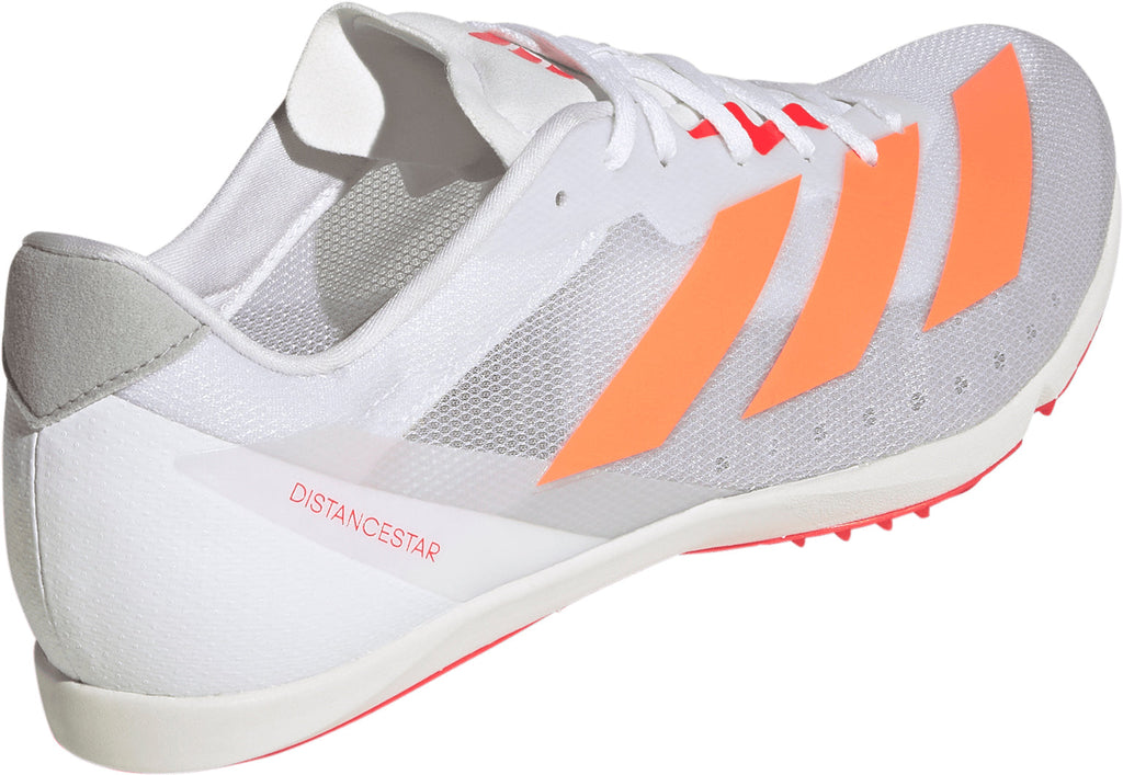 adidas Distancestar Running Spikes - White
