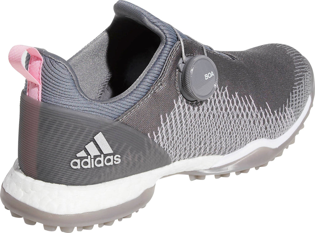 adidas Women's ForgeFiber BOA Golf Shoes - Grey