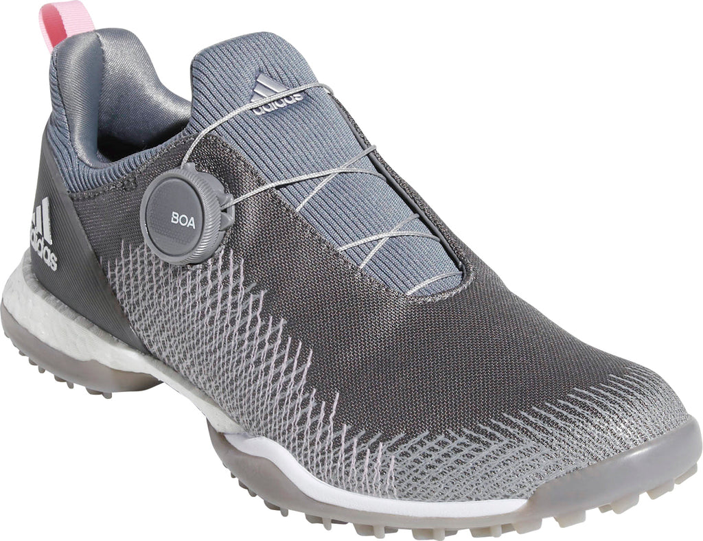 adidas Women's ForgeFiber BOA Golf Shoes - Grey