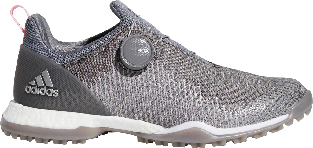 adidas Women's ForgeFiber BOA Golf Shoes - Grey