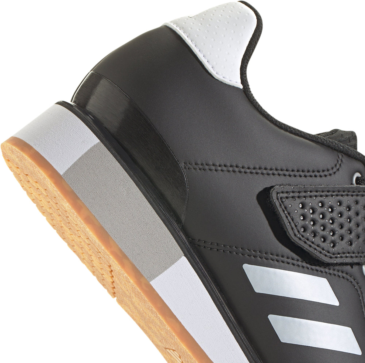adidas Men's Power Perfect 3 Weight Lifting Shoes - White