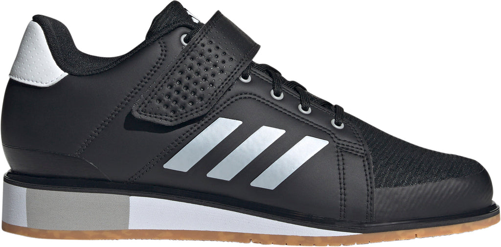 adidas Men's Power Perfect 3 Weight Lifting Shoes - White