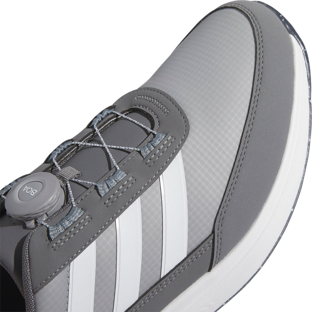 adidas Men's S2G BOA 24 Wide Fit Spikeless Golf Shoes - Grey