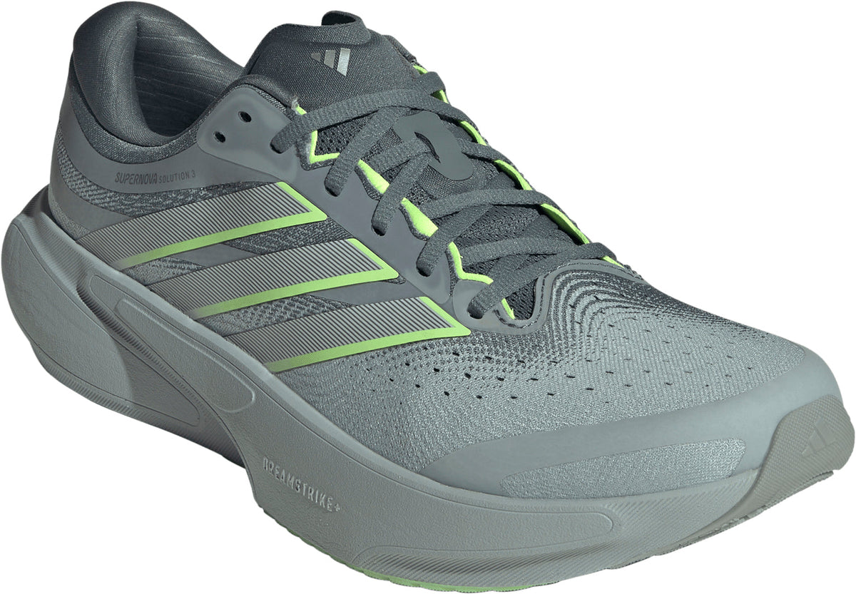 adidas Men's Supernova Solution 3 Running Shoes - Green