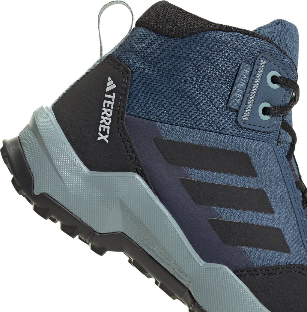 adidas Junior Terrex AX4R Mid RAIN.RDY Walking Boots - Blue