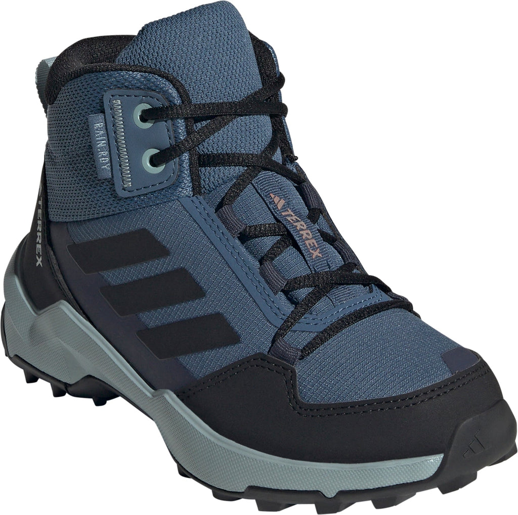 adidas Junior Terrex AX4R Mid RAIN.RDY Walking Boots - Blue