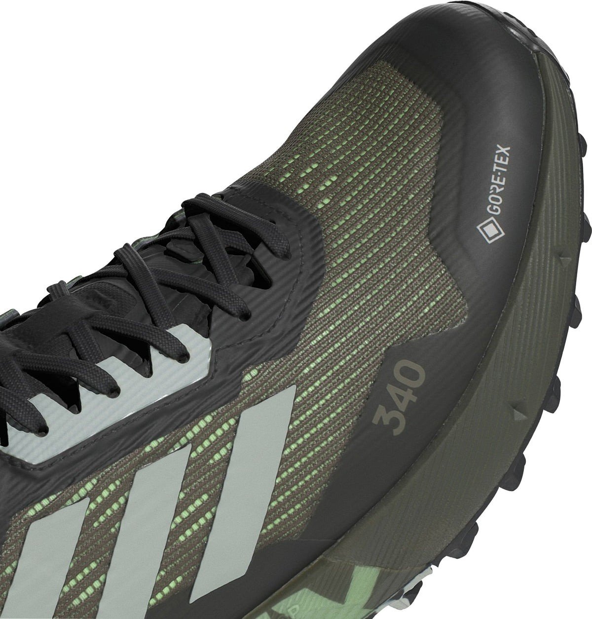 adidas Men's Terrex Agravic Flow 2 GORE-TEX Trail Running Shoes - Green