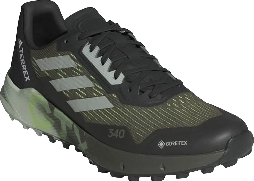 adidas Men's Terrex Agravic Flow 2 GORE-TEX Trail Running Shoes - Green